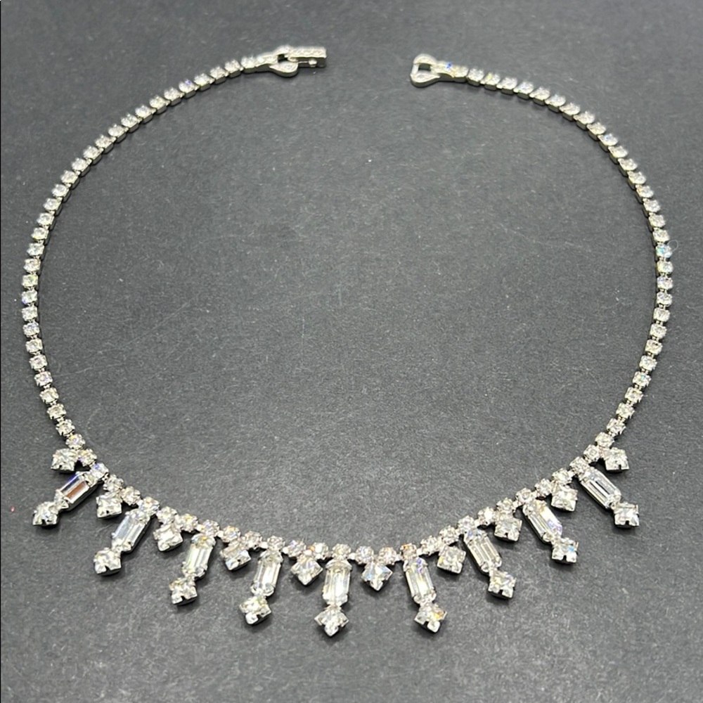 Vintage Wiesner rhinestone necklace